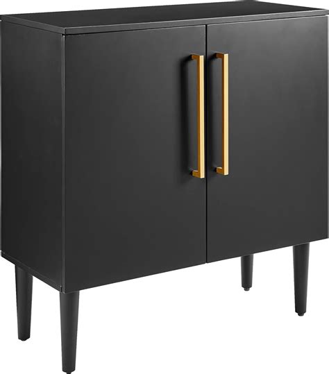 CrosleyFurniture Crosley Everett Accent Cabinet, Matte Black India | Ubuy