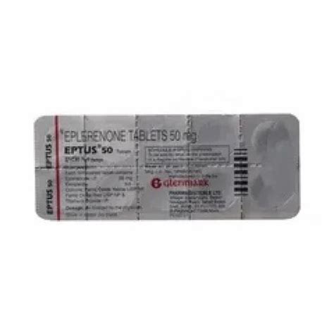 Cardiac Medication - Eplerenone 50mg Eptus 50 Tablet Trader ...