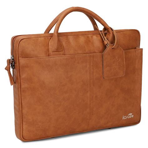 Elite Slim 15-Inch Messenger Bag Tan | Stylish and Functional Bags"