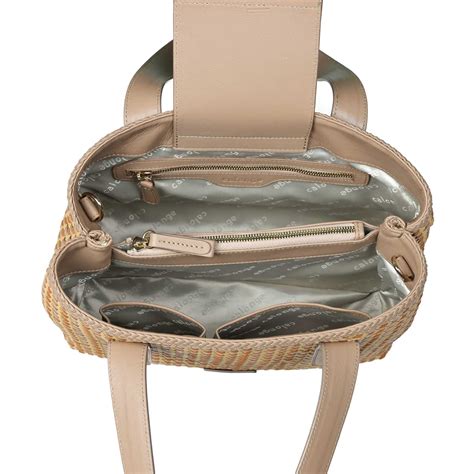 Calonge - Handwoven Top Handle Bag - Women