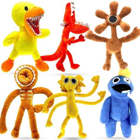 TwCare Rainbow Friends Plush Toy, Rainbow Friends 6 Pack Soft Stuffed ...