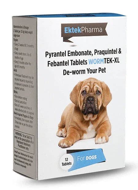 Worm-Tek XL Tablet (Multi Spectrum All Wormer) For Dogs – Ektek Global
