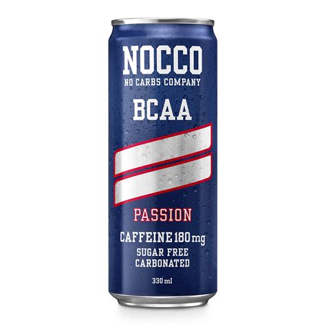 Buy NOCCO BCAA Passion 24 x 330ml | Zero Sugar | Functional Energy ...