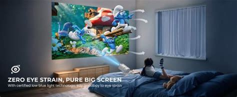 Egate Atom 3X | Native FHD 1080p & 4K Support, 13.0 Android Projector ...