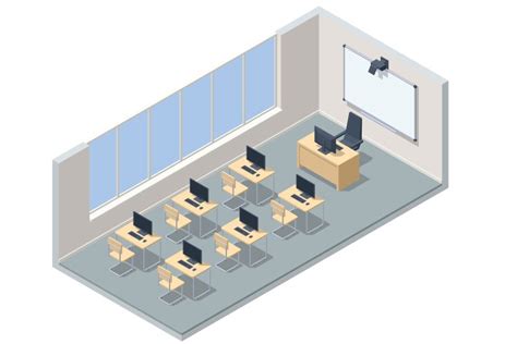 Computer Lab Line Room Vector 的图像结果