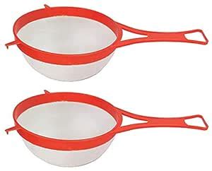 Kuber Industries Plastic Soup & Juice Strainer/Liquid Filter-15 (Set of ...