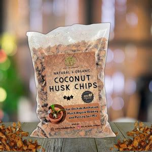 VIDA DE JARDIN Natural & Organic Coconut Husk Chips, 100% Organic for ...