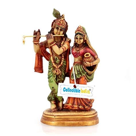 CraftVatika Radha Krishna Marble Stone Idol - India | Ubuy