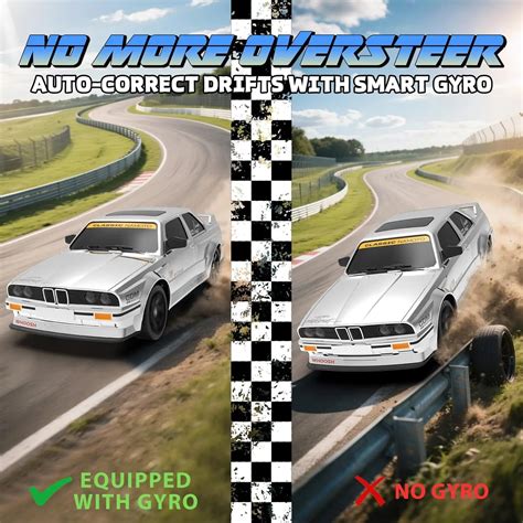 Whoosh metal RC car ( BMW E30 RTR ) |1 : 16 | Gyro | 4WD | Drift | 50k ...