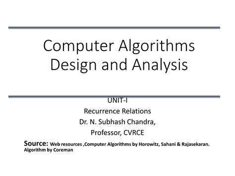 Image result for Recurrence relation Solutions