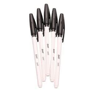Cello Fine Tip Ball Pen, Black, 5 pcs/pack - 10 packs(50 pcs) : Amazon ...