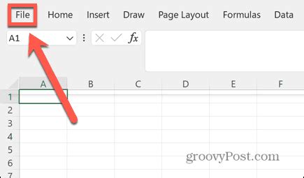 Image result for FileMenu Excel