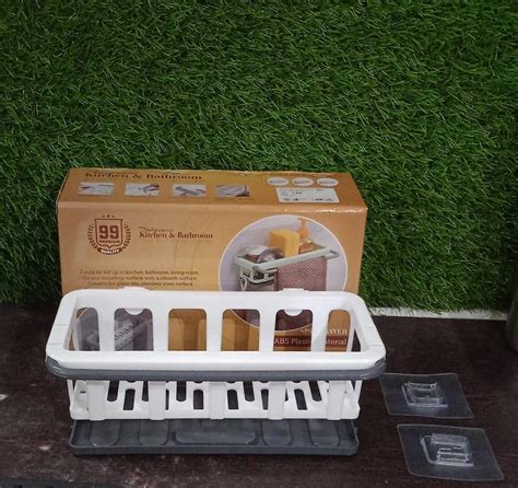 Multipurpose Platic Hanging Drain Rack Retractable Sponge Storage Hang ...