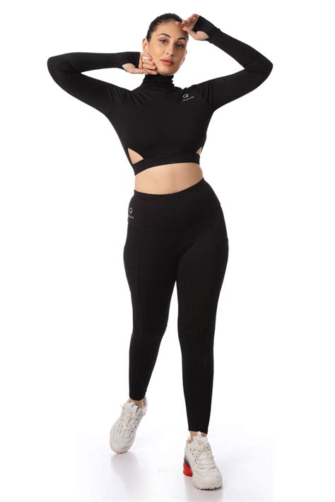 Open Back Turtleneck Co-Ord Set