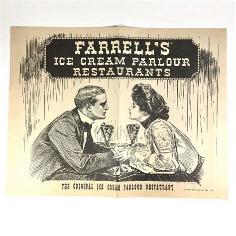 1966-1972 FARRELL'S ICE CREAM PARLOUR RESTAURANTS Menu | #2055787213
