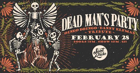 Dead Mans Party - Oingo Boingo/Danny Elfman Tribute, 142 Pacific Coast ...