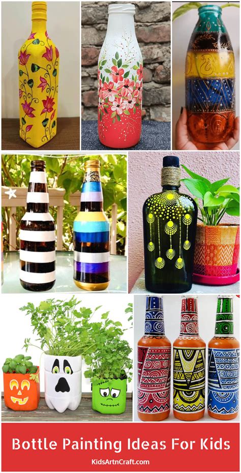 Bottle Painting Ideas For Kids - Kids Art & Craft