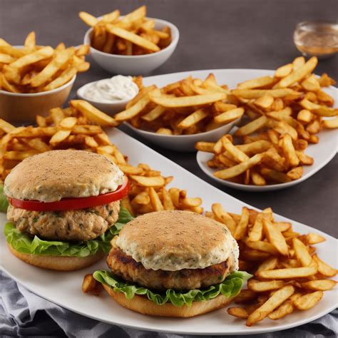 Italian-style Chicken Burger & Chips Recipe | Recipes.net
