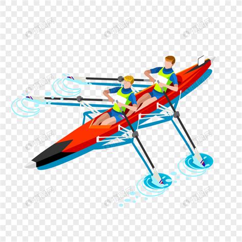 双人皮划艇比赛元素素材下载-正版素材401425979-摄图网
