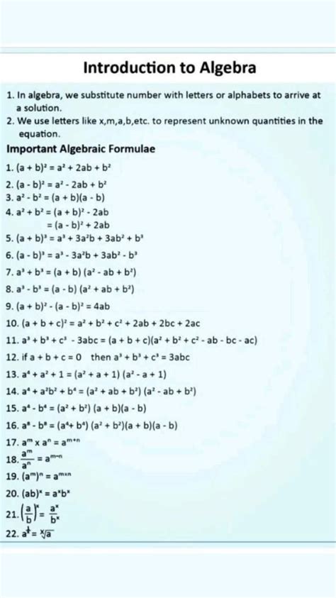 Basic Graph Formulas Algebra Recap 的图像结果