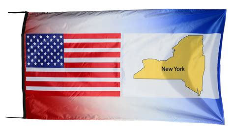053 USA / US Country / United States Of America and New York State Map ...