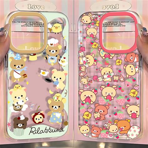 Rilakkuma Toast Bread Design Phone Case - Cute Protective Back Cover ...