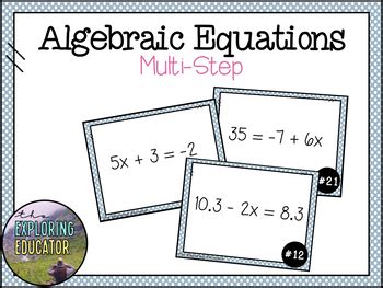 Algebra and Algebraic Thinking Solve Multi-Step Problems Iready 的图像结果