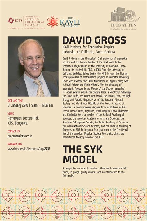 The SYK Model (Kavli Distinguished Lecture) | ICTS