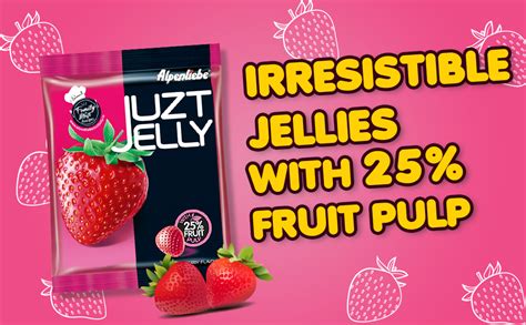 Alpenliebe Juzt Jelly, Strawberry Pouch, 171 g, 45 pc : Amazon.in: Books