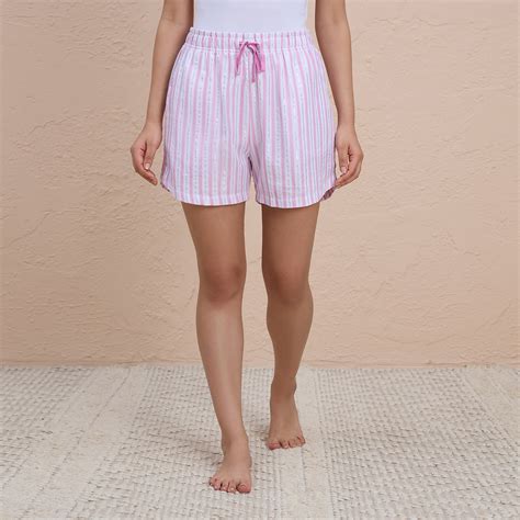 Nykd By Nykaa Essential Cotton Shorts With Pockets & Adjustable Waist ...