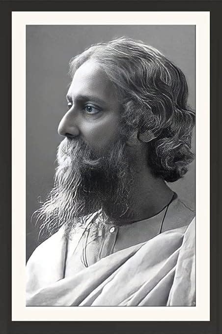 FRAMES CAPITAL Rabindranath Tagore Original Wall Hanging 1.5 Inch Frame ...