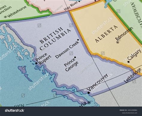 British Columbia Detailed Map Alberta And British Columbia, Travel Map