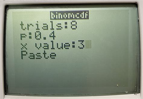Image result for Cumulative Probability Using Nspire