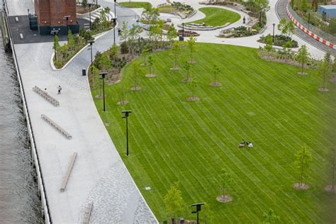 East River Park partially reopens with new ballfields and pedestrian bridge