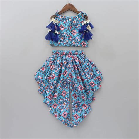 Buy Bridezilla Fab Kids Girls Festive & Party Multicolour Kurta and ...