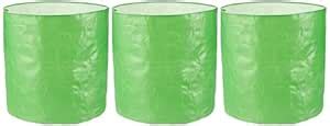 Amazon Brand - Solimo HDPE UV Protected 260 GSM Round Grow Bags | Green ...