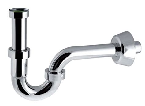 BONOMINI P TRAPS ABS Waste connection and Outlet pipe (Chrome finish ...