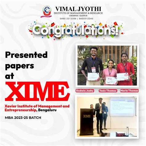 News & Events :: Vimal Jyothi Institute of Management and Research ...