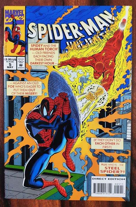 Spiderman | Old-Vintage 1990s Comic Books by DC & Marvel | Condition: