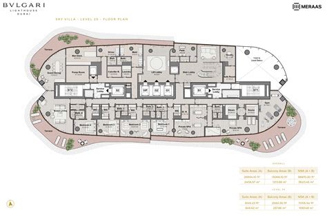 Bulgari Lighthouse Residence at Jumeirah Bay - Floor Plan