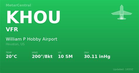 KHOU Weather | VFR - William P Hobby Airport | METAR & TAF
