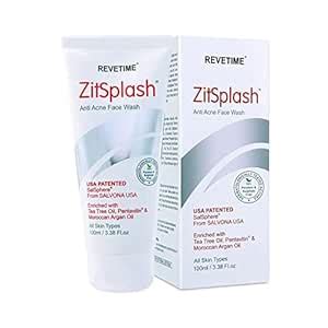 Revetime Zitsplash Anti-Acne Hypoallergenic Face Wash for Pimples with ...