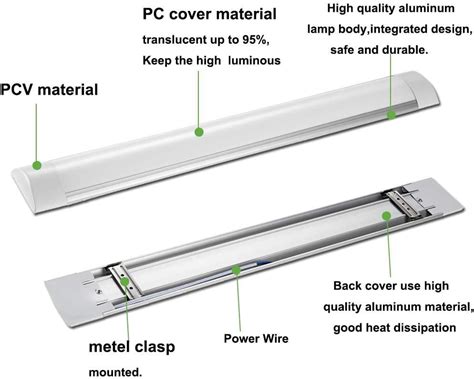 Sararoom LED Batten Light 4ft 40W, 115CM LED Tube | Ubuy India