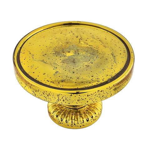 Antique Golden Glass Cake Stand With glass dome, dessert/cupcake displ ...