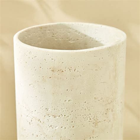 Buy Botanica Travertine Polyresin Vase - Small from Home Centre at just ...