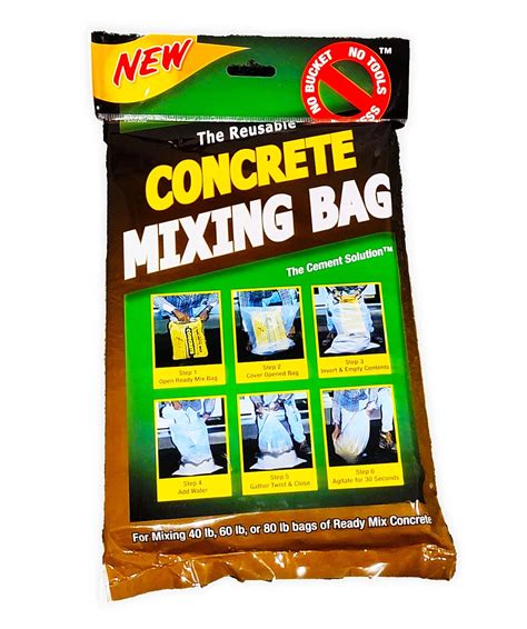 The Cement Solution Concrete Mixing Bag 80 Lbs. : Amazon.in: Home ...