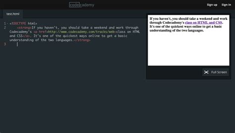 Image result for Codecademy HTML