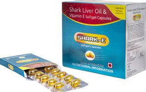 Shark-e Vitamin-E Softgel Capsules Price in India - Buy Shark-e Vitamin ...
