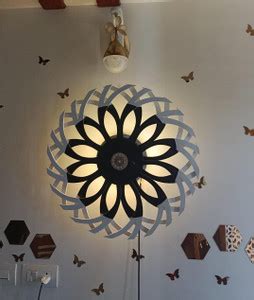 Urja Wooden Wall Mounted Home Decor Kinetic Sculpture for Home Interior ...