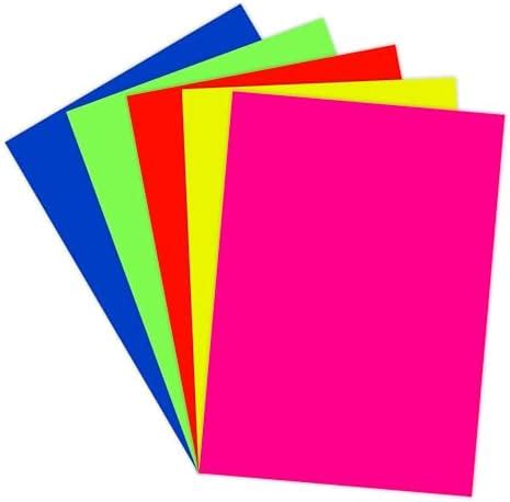BRUSTRO Copytinta Coloured Craft Paper A4 Size 80 GSM Mixed Bright ...